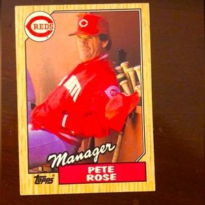 1987 Topps # 393 Pete Rose